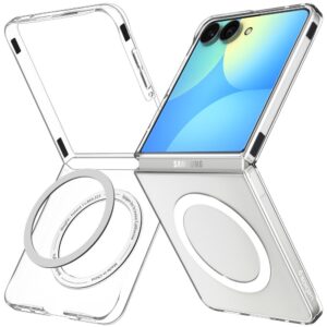 SPIGEN AIRSKIN MAGSAFE GALAXY Z FLIP 8 SKAIDRUS/BALTAS - Image 4