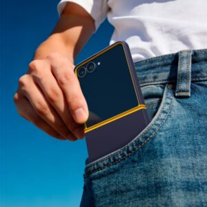 SPIGEN NANO POP MAGSAFE GALAXY Z FLIP 8 MĖLYNAS (BLUEBERRY NAVY) - Image 4