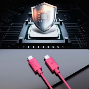 SPIGEN EB6010CC ESSENTIAL TYPE-C KABELIS 60W 100CM ROŽINIS - Image 4