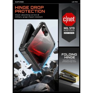 SUPCASE UNICORN BEETLE PRO GALAXY Z FLIP 8 JUODAS - Image 4