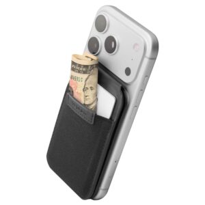 SPIGEN S314-4 SLIM FOLD TRIPOD WALLET MAGSAFE JUODAS - Image 4