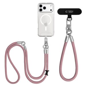 TECH-PROTECT C10S ROPE CROSSBODY & WRIST DUSTY ROSE/TITANIUM - Image 4