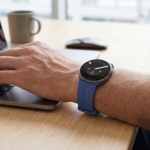 TECH-PROTECT SILICONE EVO SAMSUNG GALAXY WATCH 8 / 9 / CLASSIC (40 / 44 / 46 MM) TAMSIAI MĖLYNAS - Image 4