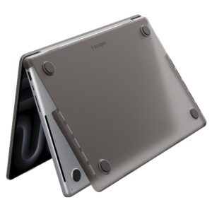 SPIGEN AIRSKIN MACBOOK PRO 16 M1-M5 / M5 PRO / M5 PRO MAX 2021-2026 MATINĖ JUODA - Image 4