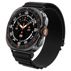 Spigen WBF1 DIRŽELIS Samsung Galaxy WATCH ULTRA 1 / 2 2024-2026 (47 MM) JUODAS - Image 4