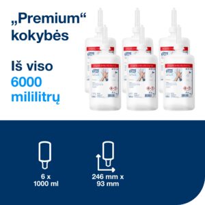 Rankų dezinfekantas Tork Premium Alco Gel S1 (420105), 1l - Image 2