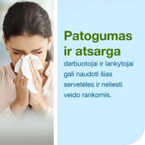Servetėlės veidui Tork Premium Facial F1 (140280), 2 sluoksniai, baltos spalvos, 100 vnt, dėžutėje - Image 5