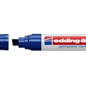 Permanentinis žymeklis Edding 800, 4-12mm, kirstu galiuku, mėlynos spalvos