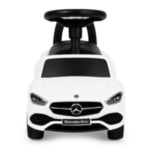 Vaikiškas elektromobilis Mercedes C CLASS, interaktyvus vairas, garsiniai efektai, baltas - Image 5