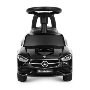 Vaikiškas elektromobilis Mercedes C CLASS, interaktyvus vairas, garsai, juodas - Image 5