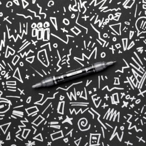 Akrilinis žymeklis Faber-Castell Multimark SP, chromo spalva 551 - Image 9