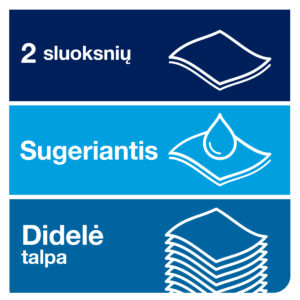 Popieriniai rankšluosčiai Tork Matic Soft Blue Advanced H1 (290068), 2 sluoksniai, melsvos spalvos, 150m, 612 lapelių - Image 8