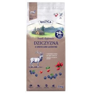 BALTICA Flavours of regions Venison with forest fruits Small breeds - sausas maistas šunims - 3kg