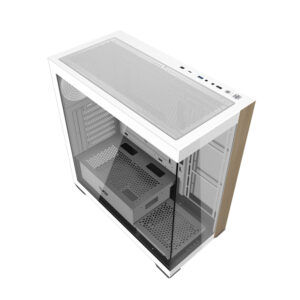 Darkflash DS900W kompiuterio korpusas be ventiliatorių baltos spalvos - Image 2