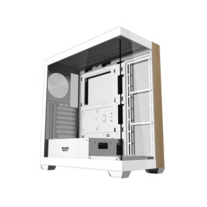 Darkflash DS900W kompiuterio korpusas be ventiliatorių baltos spalvos