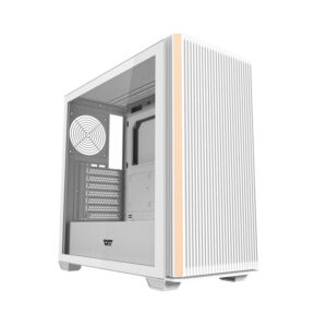 Darkflash DS900WS ATX kompiuterio korpusas be ventiliatorių baltos spalvos