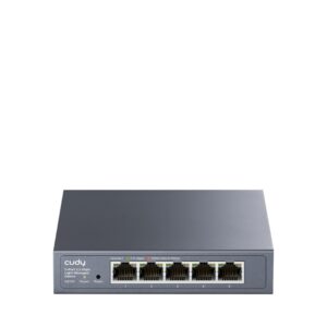 Cudy 5-Port 2.5G Easy-Managed Switch, HS105 3.0 Valdomas L2 2.5G Ethernet (100/1000/2500) Juoda - Image 1