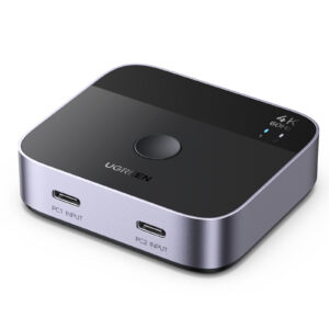 Perjungėjas 4K 60Hz (2 USB-C įėjimai -> HDMI išėjimas) - Image 1