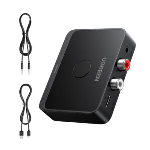 Belaidis Bluetooth 6.0 LDAC garso imtuvas su 3.5mm (AUX), 2xRCA išėjimu