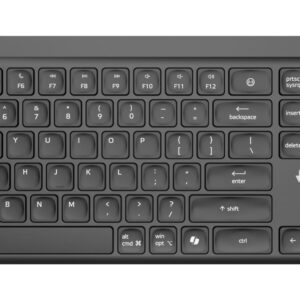 KEYBOARD WRL SLIM 2.4G+BT US/KB-WPS-03 GEMBIRD
