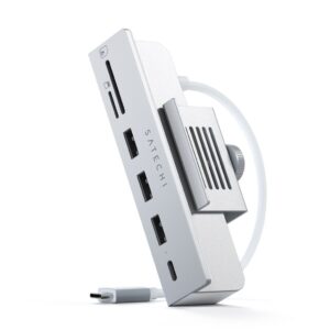 Satechi ST-UCICHS knyginių kompiuterių dokas / jungčių replikatorius USB 3.2 Gen 1 (3.1 Gen 1) Type-C Sidabras