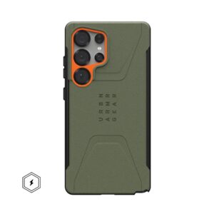 Urban Armor Gear Civilian mobiliojo telefono dėklas 17,3 cm (6.8") Alyva, Oranžinė