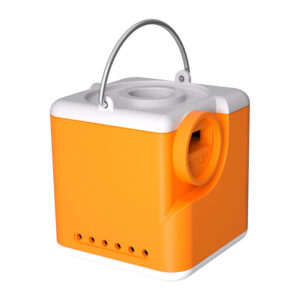 Flextail Nano Pump 5C1 portable pump oranžinės spalvos