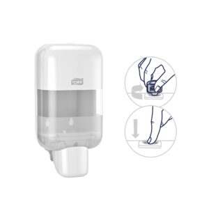 Laikiklis muilui ir dezinfekantams S5 mini 565200, baltos spalvos - Image 2