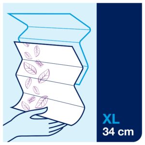 Servetėlės Tork Multifold Premium Extra Soft H2 (100297), 2 sluoksniai, baltos spalvos, 100 lapelių - Image 7