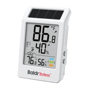 BALDRTHERM B0707 Solar-Powered Thermo-Hygrometer