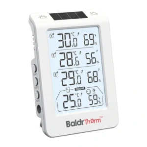 BALDRTHERM B0598 3-Channel Thermohygrometer with Automatic Backlight - Image 2