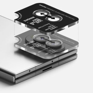 FOTOAPARATO APSAUGINIS RĖMELIS RINGKE CAMERA FRAME 2-PACK Samsung Galaxy Z FOLD 8 JUODAS - Image 5