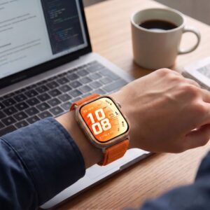Tech-Protect NYLON PRO HUAWEI WATCH FIT 3 / 4 / 4 PRO / 5 / 5 PRO ORANŽINIS - Image 5