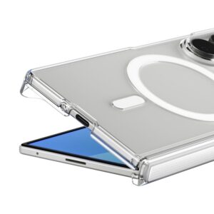 SPIGEN AIRSKIN ZERO MAGSAFE GALAXY Z FOLD 8 YPAČ SKAIDRUS/BALTAS - Image 5