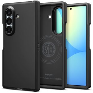 SPIGEN TOUGH ARMOR PRO MAGSAFE GALAXY Z FOLD 8 ULTRA JUODAS