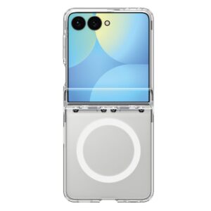 SPIGEN ULTRA HYBRID PRO MAGSAFE GALAXY Z FLIP 8 SKAIDRUS/BALTAS - Image 5