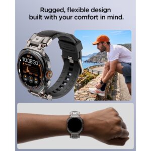SPIGEN DURAPRO ARMOR DIRŽELIS SAMSUNG GALAXY WATCH ULTRA 1 / 2 2024-2026 (47 MM) JUODAS - Image 5