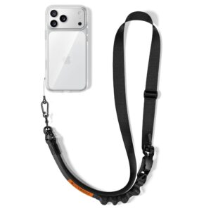 TECH-PROTECT C9S ROPE CROSSBODY JUODA/ORANŽINĖ - Image 5