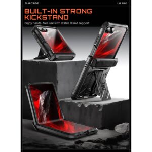 SUPCASE UNICORN BEETLE PRO GALAXY Z FLIP 8 JUODAS - Image 5