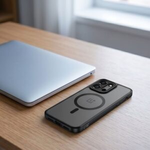 TECH-PROTECT MAGMAT MAGSAFE ONEPLUS NORD 6 MATINIS JUODAS - Image 5