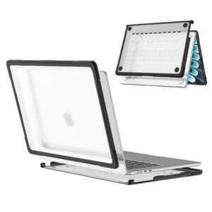 TECH-PROTECT VELAR MACBOOK AIR 15 M2-M5 2023-2026 JUODAS/MATINIS SKAIDRUS - Image 5