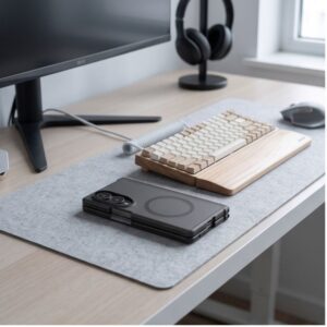 TECH-PROTECT MAGMAT MAGSAFE GALAXY Z FOLD 7 / 8 ULTRA MATINIS JUODAS - Image 5