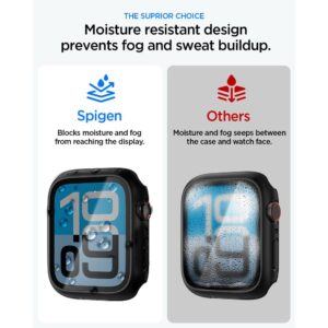 SPIGEN THIN FIT 360 APPLE WATCH 4 / 5 / 6 / SE 1 / 2 / 3 (44 MM) JUODAS - Image 5