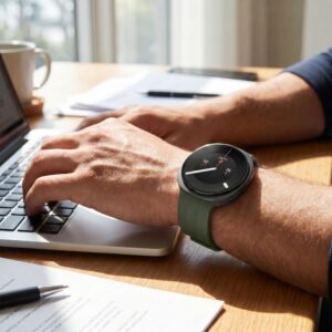 TECH-PROTECT SILICONE EVO SAMSUNG GALAXY WATCH 8 / 9 / CLASSIC (40 / 44 / 46 MM) KARINĖ ŽALIA - Image 5