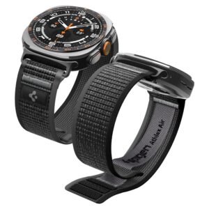 Spigen ATHLEX AIR DIRŽELIS Samsung Galaxy WATCH ULTRA 1 / 2 2024-2026 (47 MM) ACTIVE JUODA/PILKA