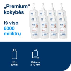 Gelinis rankų dezinfekantas Tork, (511103), 500ml - Image 2