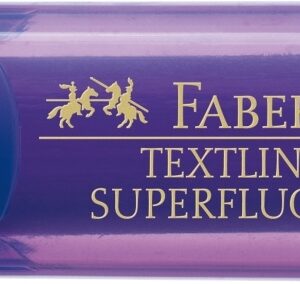 Teksto žymeklis Faber-Castell Superfluorecent, violetinis - Image 2