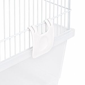 Narvas graužikams, jūrų kiaulytėms, triušiams 80 cm su nešimo rankenomis, baltas Petsi - Image 6