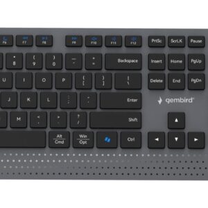 KEYBOARD +MOUSE WRL ENG/BK KBS-WPS-02 GEMBIRD