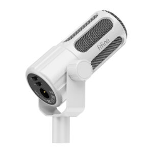 Fifine Tank1 Dynamic Microphone White - Image 3